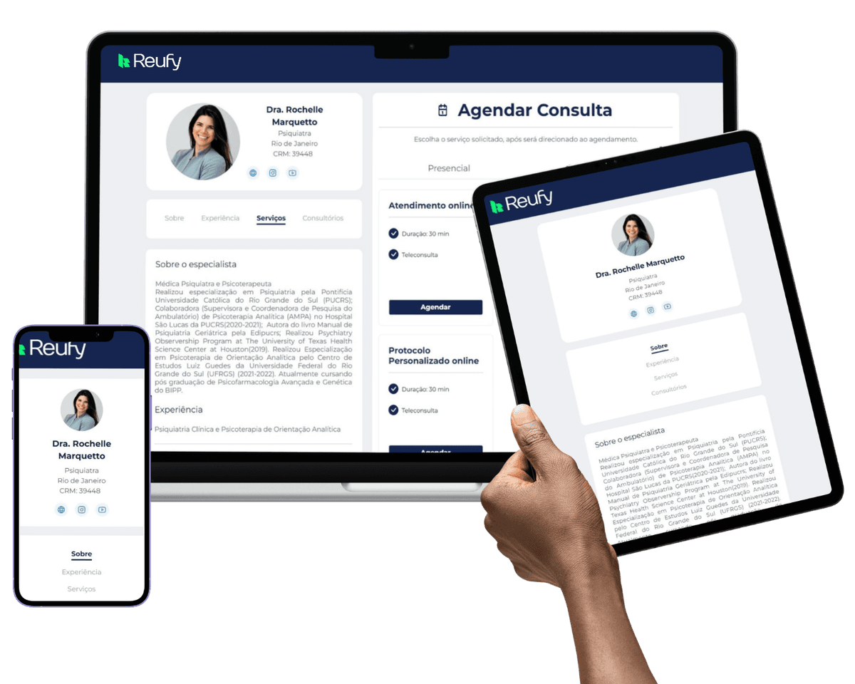 Perfil profissional público Reufy